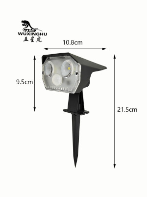 New Solar Lawn Lamp Outdoor Courtyard Landscape Lawn Street Lamp Garden Villa Lighting Wall Lamp Wholesale