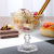 Factory Wholesale Ice Cream Cup High Foot Glass Ice Cream Cup Milk Shake Cup Salad Bowl Dessert Bowl Household Bowl