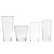 Flange Crystal Japanese Style Golden Trim Hammered Pattern Cup Transparent Juice Milk Glass Cup Set Ins Internet Celebrity Household Cold Water Bottle