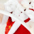 Christmas Festival Party Decoration Ornaments Paper Pull Flag Banner Christmas Party Paper Garland Santa Toy