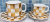 Hot Sale Plaid Ceramic Cup Coffee Cup Set Gift Box Packaging Afternoon Tea Mug Water Cup