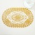 30*45 Golden of European Style Placemat Tray Mat KTV Hotel Restaurant Coaster Table Cloth Golden Silver Decorative Mat