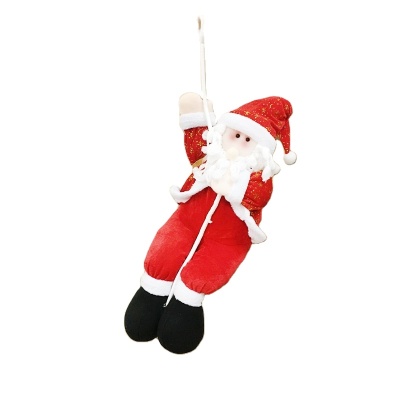 Christmas Festival Party Decoration Ornaments Paper Pull Flag Banner Christmas Party Paper Garland Santa Toy