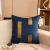 New Amazon Foreign Trade Cross-Border Cushion Pillow Cover Jacquard Square Pad Sofa Simple Support Cushion Live Broadcast with Supply