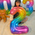 Jelly Color Color Digital Aluminum Film Balloon 16-Inch 32-Inch 40-Inch American Version Imitation Beauty Thin Large Number Birthday Arrangement