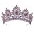 European and American Noble Wedding Ceremony Baroque Rhinestone-Encrusted Bride Big Crown Alloy AAA Diamond Formal Dress Accessories Headdress