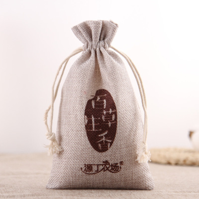 Factory Professional Customization Sack Drawstring Bundle Small Cloth Bag Jewelry Bag Cotton and Linen Material Color Optional