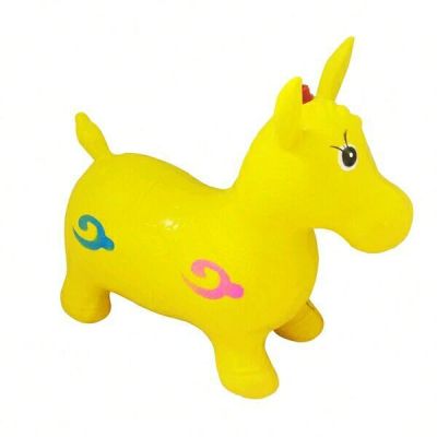 Painted Animal Inflatable Jumping Deer PVC Thickened Jumping Horse Children Jumping Cow Inflatable Jumping Toys Spot