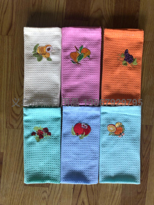 Washed Flower Lure Tea Towel 50G 40 × 58