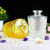 Glass Aromatherapy Bottle Carved Pattern Transparent Glass Jar Living Room Bedroom Dried Flower Vase Bedside Decoration