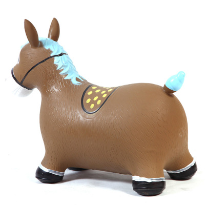 Manufacturers Supply Unicorn Jumping Horse Inflatable Horse plus-Sized-Large Thickened Children's Toys