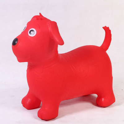 Factory Supply Jumping Horse Pug Jumping Dog Painted Dog PVC Animal