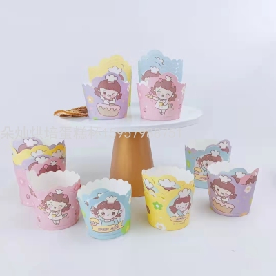 Machine Production Cup High Temperature Resistant Oven Cake Stand Muffin Cup Cake Baking Cups Cake Cup Cake Paper Cup Cake Paper