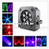Factory Direct Sales Led6 Bee Eye Small Cyclone Mini Full Color Stage Light Wedding Bar Ktv Flash