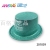 Gold Powder a Tall Hat Printed Happy New Year PVC Plastic Cap Fashion New Year Party Special Cap Custom Printed Logo