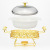 Stainless Steel Rectangular Chafing dishes with hydraulic lid Alcohol Heating restaurant food warmer