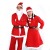 Christmas Santa claus clothes costumes Non-woven Christmas Costume Santa Claus Men's Women's  Suits  Women's Skirt Shawl
