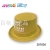 Gold Powder a Tall Hat Printed Happy New Year PVC Plastic Cap Fashion New Year Party Special Cap Custom Printed Logo