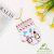 New Product Christmas Tree Accessories Has Creative Color Painted Christmas Wooden Pendant Christmas Ornaments Holiday Scene Layout
