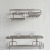 Stainless Steel Punch-Free Bathroom Storage Rack Wall-Mounted Household Bathroom Soap Holer Toiletries Storage Rack