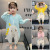 Baby Spring and Autumn Cute Jumpsuit Thin Spring and Summer Men's and Women's Children's Sleeping Bag 12-3 Year Old Baby Spring Cotton Pajamas