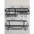 Stainless Steel Punch-Free Bathroom Storage Rack Wall-Mounted Household Bathroom Soap Holer Toiletries Storage Rack