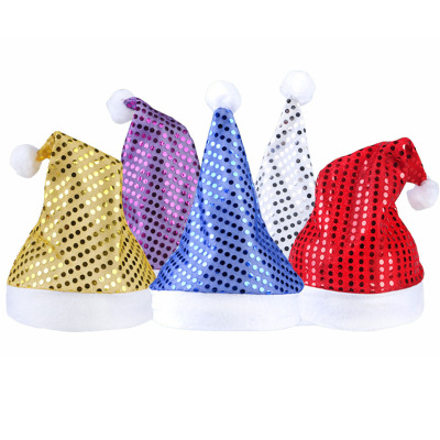 Sequined high hat Christmas party supplies Christmas ornaments Christmas hats