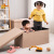 Rectangular Storage Stool Foldable Sofa Stool Children's Toy Clothes Storage Stool Home Bedroom Shoe Changing Stool