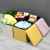 Suede Folding Storage Stool Color Random Delivery