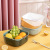 Double-Layer Vegetable Washing Basket Draining Basket Three-Piece Gift Set Household Kitchen Living Room Coffee Table Fruit Plate Multifunctional Fruit Basket