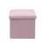 Suede Folding Storage Stool Color Random Delivery