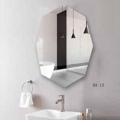 [Poly MEGA STAR] Mirror Stickers Makeup Acrylic Lens Bathroom Living Room Wardrobe Bedroom Self-Adhesive Mirror Stickers