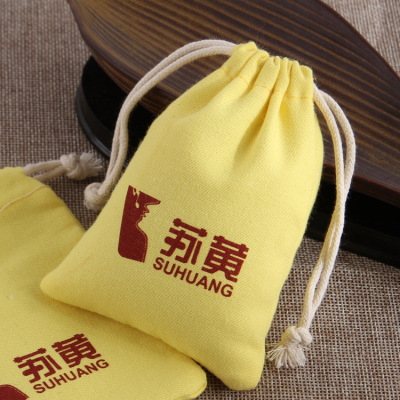 Wholesale Customized Cotton Drawstring Drawstring Bag Medical Product Packaging Bag Advertising Promotion Gift Bag Printable Logo