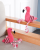 Plush Educational Bite-Resistant Molar Sound Pet Toy Tooth Cleaning Vent Flamingo Dog Toy