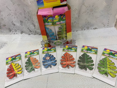 maple leaf car air freshener each box 72pc fragrance optional mixed air fresh elegant fresh natural