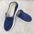 Anti-Static PVC Mesh Shoelace Velcro Dark Blue Dust-Free Clean Room Working Shoes