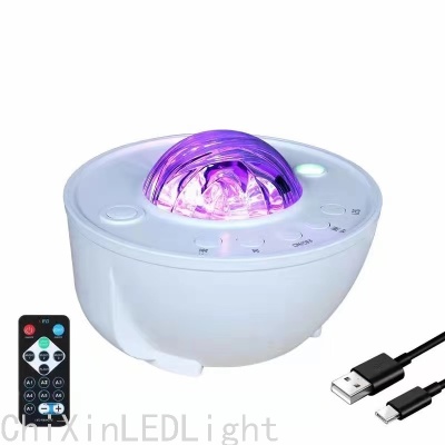 New Water Ripple Led Stage Lights Bedroom Lighting Small Night Lamp Family Party Atmosphere Projection Lamp Stage Lights