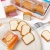 New Creative Cartoon Food Toast Slices Eraser Children's Products Cute Gift Prizes Factory Direct Sales