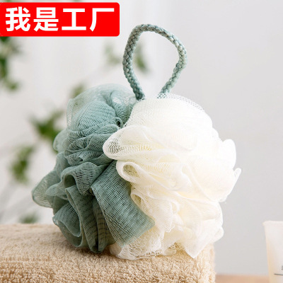 Large Shower Ball Color Adult Bath Ball Two-Color Bath Bath Towel Universal Bath Ball Rub Bath Europe