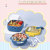 Tedemei Portable 304 Stainless Steel Solid Food Bowl Baby Grinding Bowl Spoon Feeding Aid Scissors Tableware Gift Set