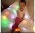 Luminous Colorful LED Luminous Color Changing Blanket Children Small Quilt Airable Cover