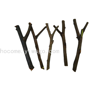 Solid Wood DIY Small Branch Wooden Bark Wood Block Accessories