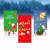 2022 New Santa Snowman Deer Hanging Flags Shopping Mall Wine Ceiling Decoration Christmas Flag Hanging Cloth Hanging Decoration