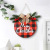 Cross-Border E-Commerce Christmas Decoration Wooden Hanging Indoor Party Decoration Pendant LED Light Letter Christmas Tag