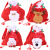 Amazon Christmas Gift Bag Candy Bag Non-Woven Gift Bag Santa Claus Snowman Elk Little Bear Candy Candy Bag