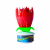 Factory Direct Sales Blossom Birthday Music Lotus Candle Digital Creative Candles Lotus Music Romantic Party Cake
