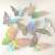Foreign Trade Color 72 PCs Three-Dimensional Hollow Butterfly Stickers Artistic Home Party Wall Decorative Background Wall Sticker