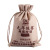 Small Cotton Bag round Bottom Drawstring Drawstring Pocket Factory Wholesale Printing Logo Bota Bag Packaging Gift