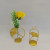 Creative Multi-Style Desktop Hanging Glass Test Tube Wrought Iron Hydroponic Metal Flower Stand Flower Container Domestic Ornaments