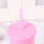 2022 Export New Large Capacity Color Hand-Tied Water Cup Fashion Creative Straw Durian Cup Factory Direct Sales